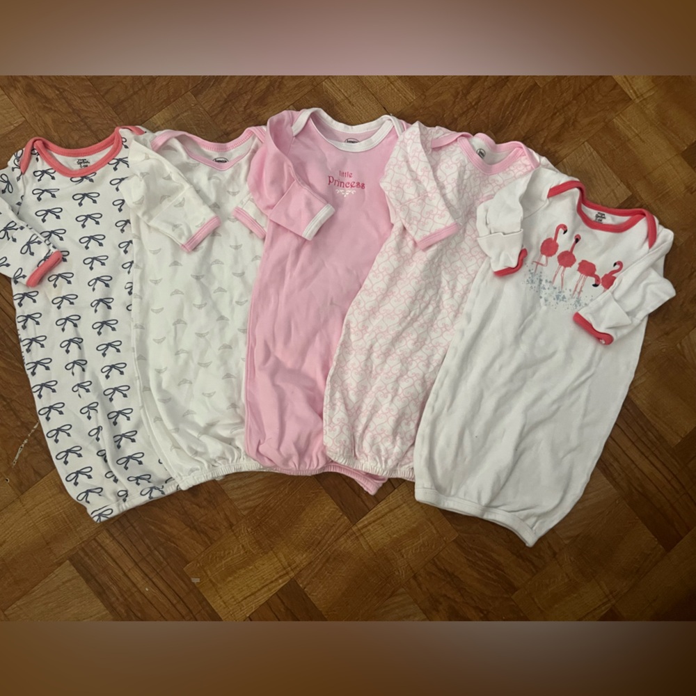 Pink and White Kids Pajamas Set
